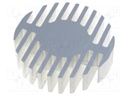 Heatsink; LED; Ø: 60mm; H: 15mm