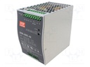 Power supply: DC/DC; 480W; 48VDC; 10A; 33.6÷67.2VDC; Mounting: DIN