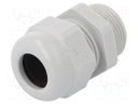 Cable gland; with thread PG; PG16; IP68; Mat: polyamide