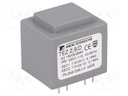 Transformer: encapsulated; 2.5VA; 230VAC; 7.5V; 7.5V; 173.3mA; IP00