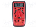 Digital multimeter; LCD 3,75 digit (3999); 72x32x155mm