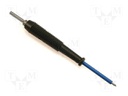 Test probe; black; Plating: nickel plated; Application: SMD