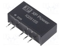 Converter: DC/DC; 1W; Uin: 5V; Uout: 15VDC; Uout2: -15VDC; SIP; 2.8g