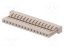 Plug; wire-board; female; DF14; 1.25mm; PIN: 15; w/o contacts