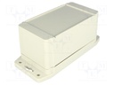 Enclosure: multipurpose; X: 66mm; Y: 120mm; Z: 62mm; 1555F; ABS; grey