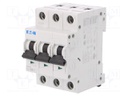 Circuit breaker; 230/400VAC; Inom: 4A; Poles: 3; DIN; Charact: C