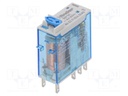 Relay: electromagnetic; DPDT; Ucoil: 24VDC; 8A/250VAC; 8A/30VDC