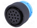 Connector: automotive; XRC; plug; female; PIN: 14; for cable