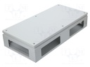 Enclosure: multipurpose; X: 300mm; Y: 600mm; Z: 120mm; with flange