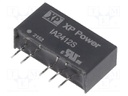 Isolated Board Mount DC/DC Converter, ITE, 2 Output, 1 W, 12 V, 42 mA, -12 V