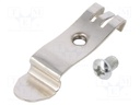 Fixation snap lock; Width: 14mm; TS35