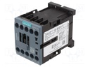 Contactor: 4-pole; NO x4; 230VAC; 9A; DIN,on panel; 3RT23; -25÷60°C