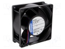 Fan: DC; axial; 92x92x38mm; 146m3/h; 55dBA; ball bearing; 6800rpm