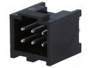 Socket; IDC; male; PIN: 6; straight; THT; tinned; 2.54mm; Layout: 2x3