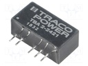 Converter: DC/DC; 2W; Uin: 21.6÷26.4V; Uout: 5VDC; Uout2: -5VDC; SIP7