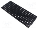 Electronic components tray; ESD; 12x12x1.4mm; black; LQFP