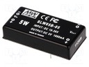 Converter: DC/DC; 5W; Uin: 18÷36V; 5VDC; Iout: 1000mA; 2"x1"; 32g