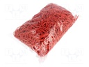 Rubber bands; Width: 1.5mm; Thick: 1.5mm; rubber; Colour: red
