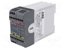 Module: safety relay; 115VAC; Mounting: DIN; -10÷55°C; IP20