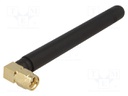 Antenna; GSM; 2dBi; linear; Mounting: twist-on,angular; 50Ω