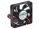 Fan: DC; axial; 12VDC; 50x50x10mm; 23.32m3/h; 30.7dBA; Vapo; 5800rpm