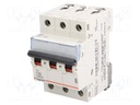 Circuit breaker; 400VAC; Inom: 50A; Poles: 3; DIN; Charact: C; 6kA