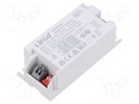 Power supply: switching; LED; 30W; 25÷42VDC; 750mA÷1.05A; IP20