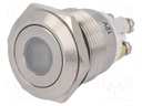 Switch: vandal resistant; Pos: 2; SPST-NO; 0.5A/220VAC; 2A/36VDC