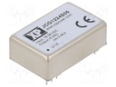 Isolated Board Mount DC/DC Converter, 2:1 Input, ITE, 1 Output, 12 W, 5 V, 2.4 A