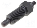 Indexing plungers; Thread: M10; Plating: black finish; Mat: steel