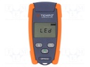 Meter: optical power; LCD; Range: -70÷.10dBm; Meas.accur: ±0.25 dB