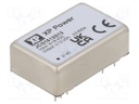 Converter: DC/DC; 15W; Uout: 12VDC; Uout2: -12VDC; OUT: 2