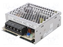 Power supply: industrial; single-channel,universal; 50W; 36VDC
