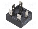 Bridge rectifier: three-phase; Urmax: 1.6kV; If: 35A; Ifsm: 450A