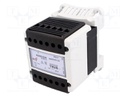 Transformer: safety; 63VA; 230VAC; 24V; IP20; Mounting: DIN; 1.48kg