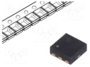 Transistor: P-MOSFET; unipolar; -20V; -6.6A; 2.4W; MicroFET