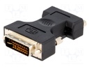 Adapter; D-Sub 15pin HD socket,DVI-I (24+5) plug