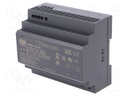 Power supply: switched-mode; 153.6W; 48VDC; 43.2÷55.2VDC; 3.2A