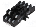 Socket; PIN: 11; 16A; 240VAC; H: 26.5mm; W: 35.5mm; Mounting: DIN