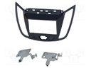 Radio mounting frame; Ford; 2 DIN; dark grey