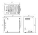 Power supply: switched-mode; for DIN rail; 480W; 48VDC; 10A; 3kV