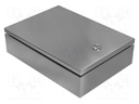 Enclosure: wall mounting; X: 350mm; Y: 250mm; Z: 97mm; with cam lock