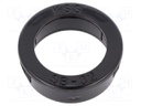 Grommet; Ømount.hole: 32mm; Øhole: 23.8mm; black