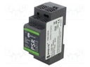 Power supply: switched-mode; for DIN rail; 30W; 15VDC; 2A; IP20