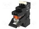 Relay: interface; DPDT; Ucoil: 24VAC; 12A; 12A/250VAC; 12A/30VDC