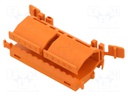 Mounting adapter; orange; TS35