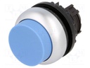 Switch: push-button; Stabl.pos: 1; 22mm; blue; Illumin: none; IP67