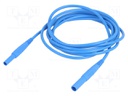 Test lead; 19A; banana socket 4mm,banana plug 4mm; insulated