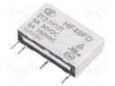 Relay: electromagnetic; SPST-NO; Ucoil: 12VDC; 5A/250VAC; 5A/30VDC