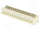 Plug; wire-board; female; PIN: 26; 1.27mm; IDC; for ribbon cable